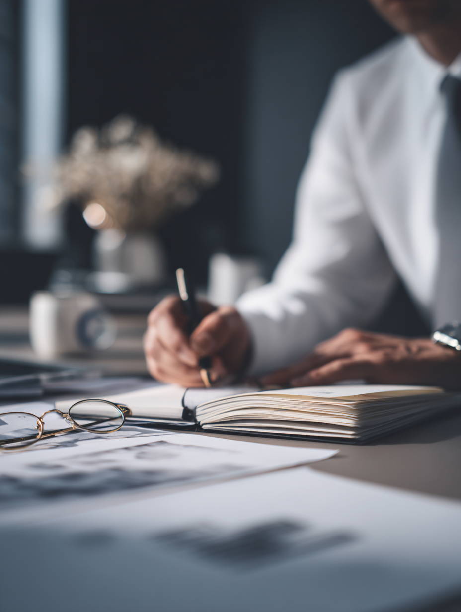 Small business owner struggling with DIY bookkeeping spreadsheets and receipts at home office