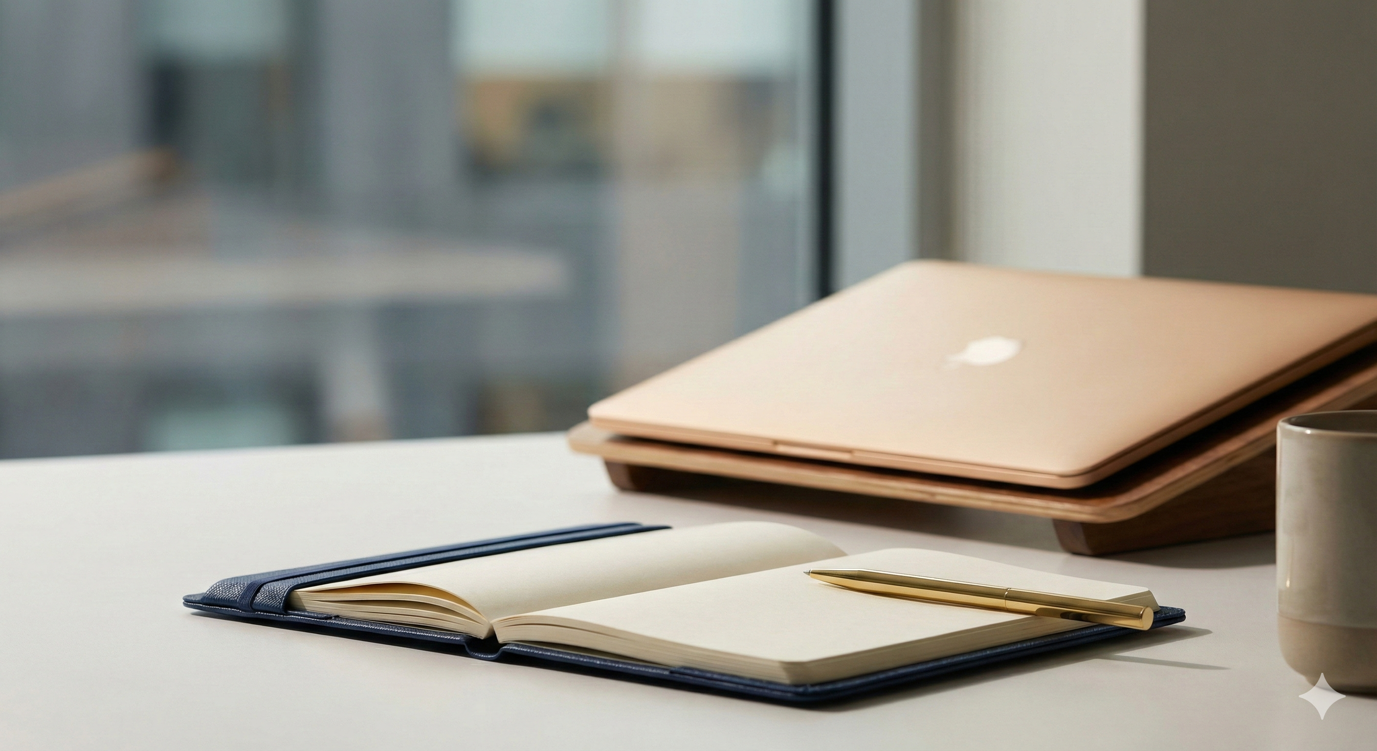 Calendar showing quarterly tax deadline dates with financial planning notebook and pen